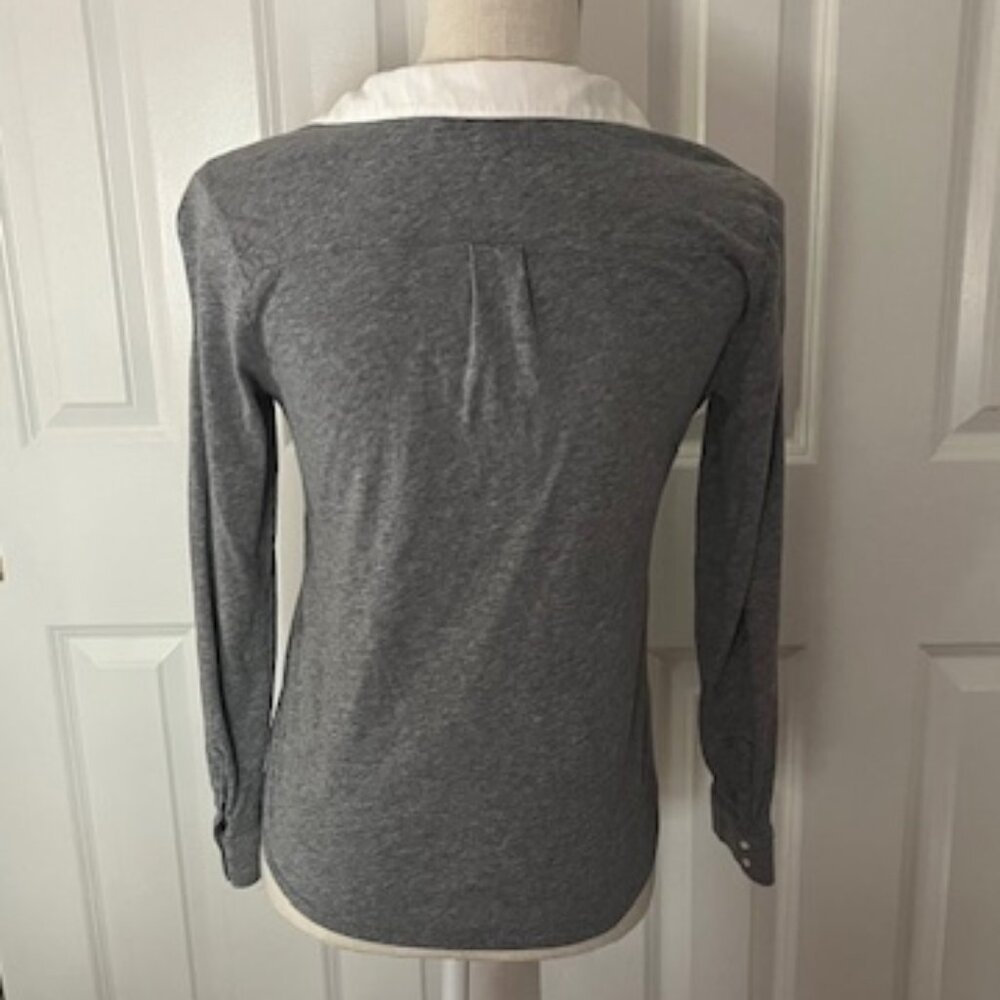 Loft Petite Collared Button Down Utility Shirt - image 5